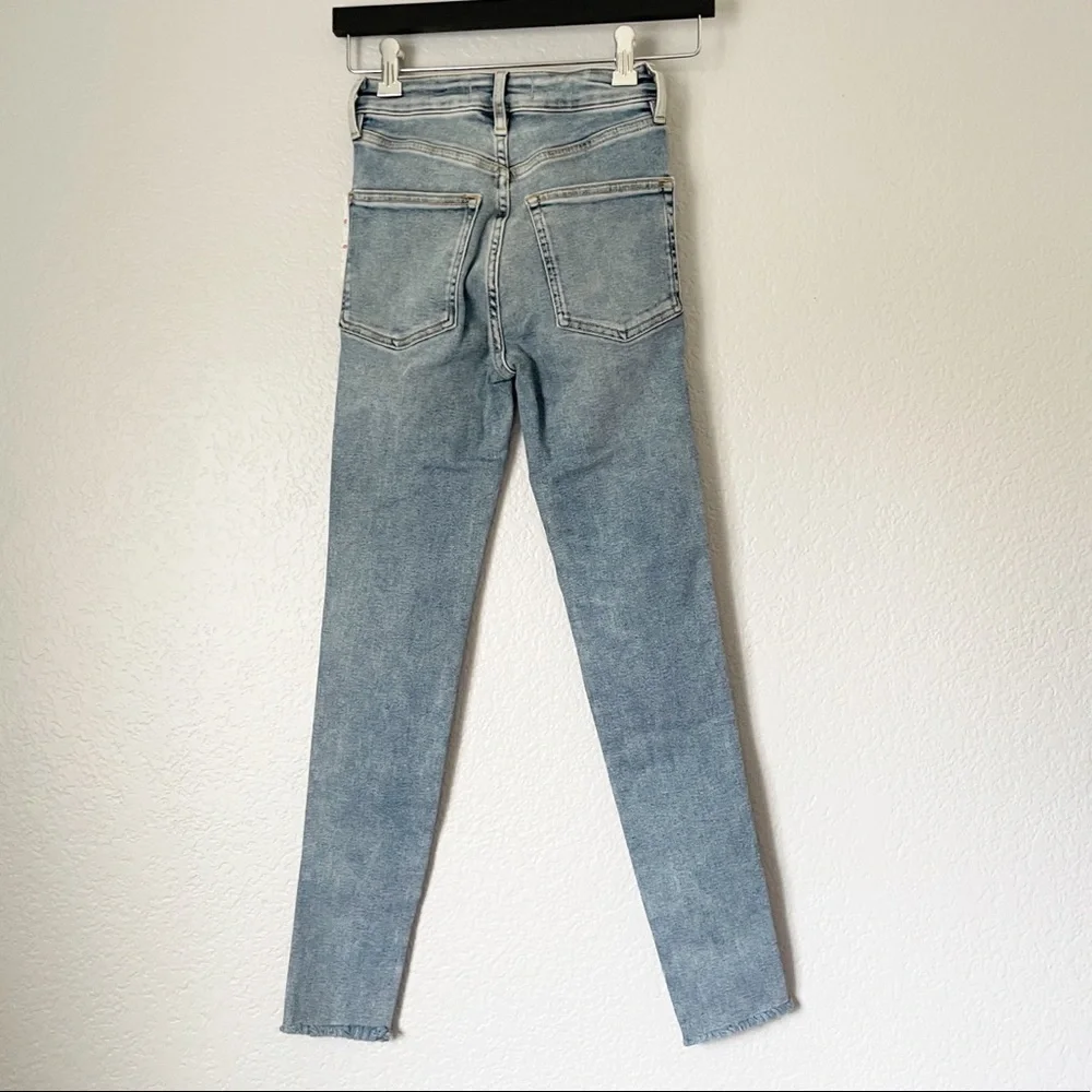 FREE PEOPLE , High Rise blue Jeans 24, NWT